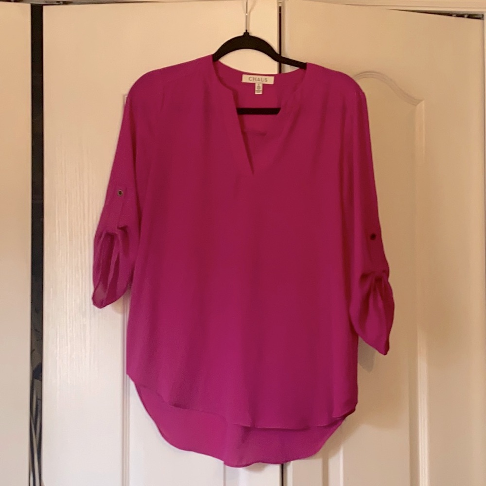 Magenta blouse